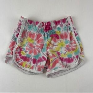 Wonder Nation Shorts Girls XS 4/5 Tie Dye Drawstring